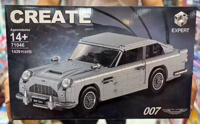 لگو ساختنی ماشین استون مارتین جیمز باند 1439 قطعه