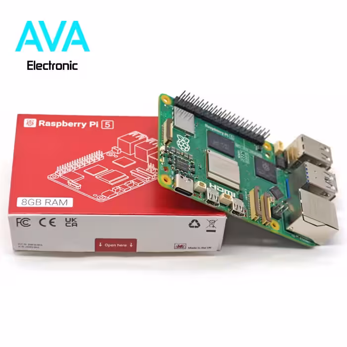 برد رسپبری پای Raspberry Pi 5 با رم 8GB ساخت UK