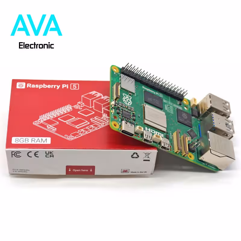 برد رسپبری پای Raspberry Pi 5 با رم 8GB ساخت UK