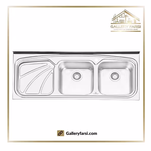 سینک پرنیان استیل روکار مدل PS-1109