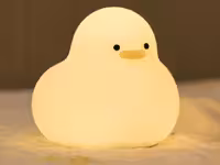 چراغ خواب فانتزی رومیزی قابل شارژ Tuantuan minimalist cute duck cartoon bedroom lamp