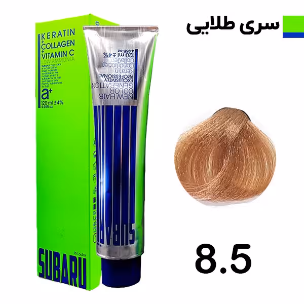 رنگ مو بلوند طلایی روشن سوبارو شماره 85