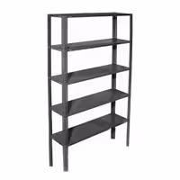 قفسه مدل پیچی 5 طبقه سایز 80x25 پایه 2.5 متری (ارسال پس کرایه و به عهده مشتری)