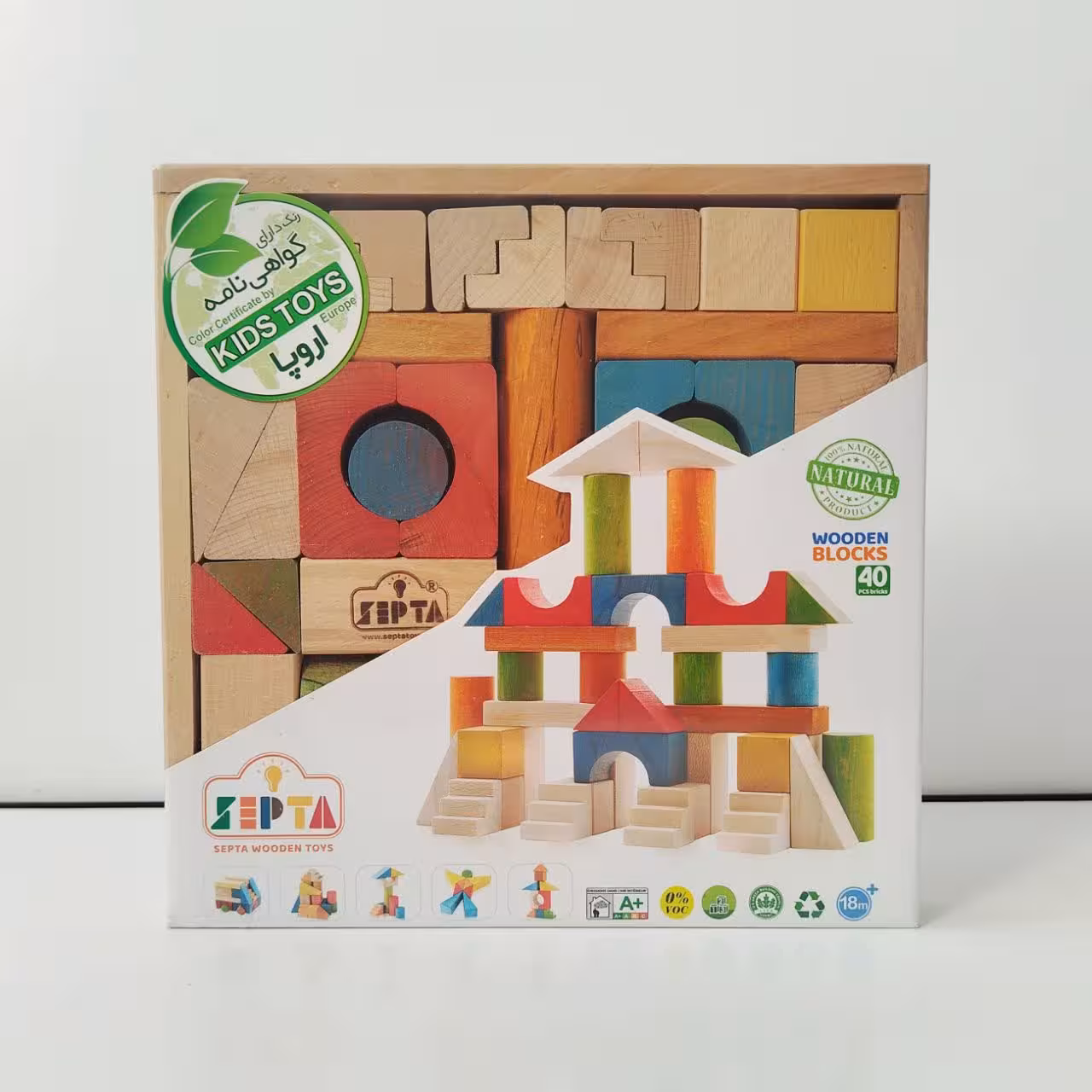 ☆بازی بریکس جعبه چوبی سپتا (نو، قسطی، با تخفیف)