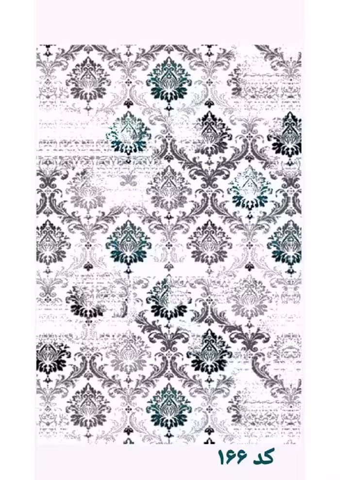 گلیم ماشینی 400 شانه آکرلیک کاشان(امکان پرداخت قسطی)-کد 166