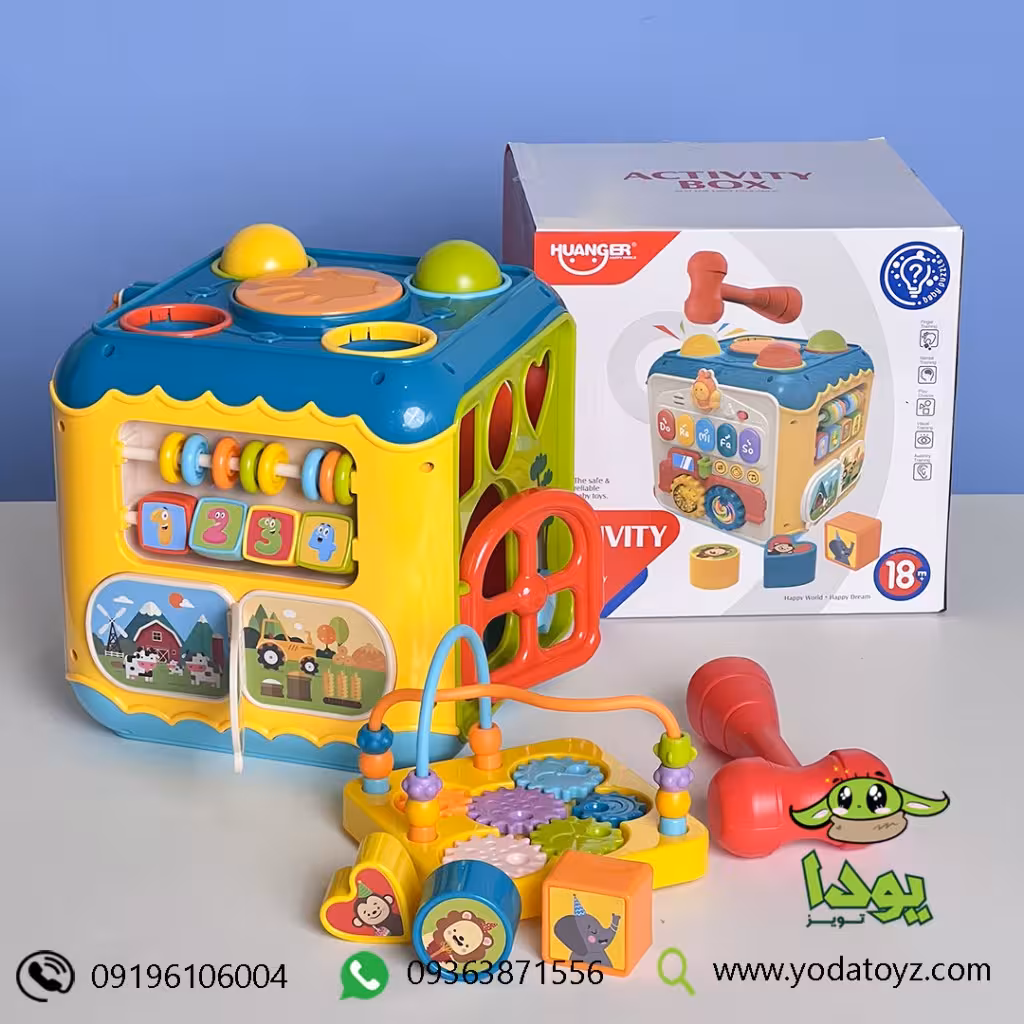 اسباب بازی آموزشی مکعب هوش سایز بزرگ he0533