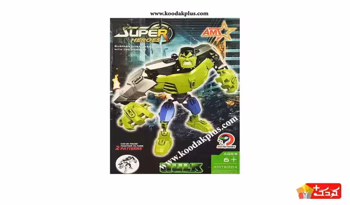 لگو شخصیت هالک غول پیکر AMT 6004