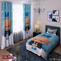 ست اتاق خواب پسرانه طرح بچه رئیس کد BD790