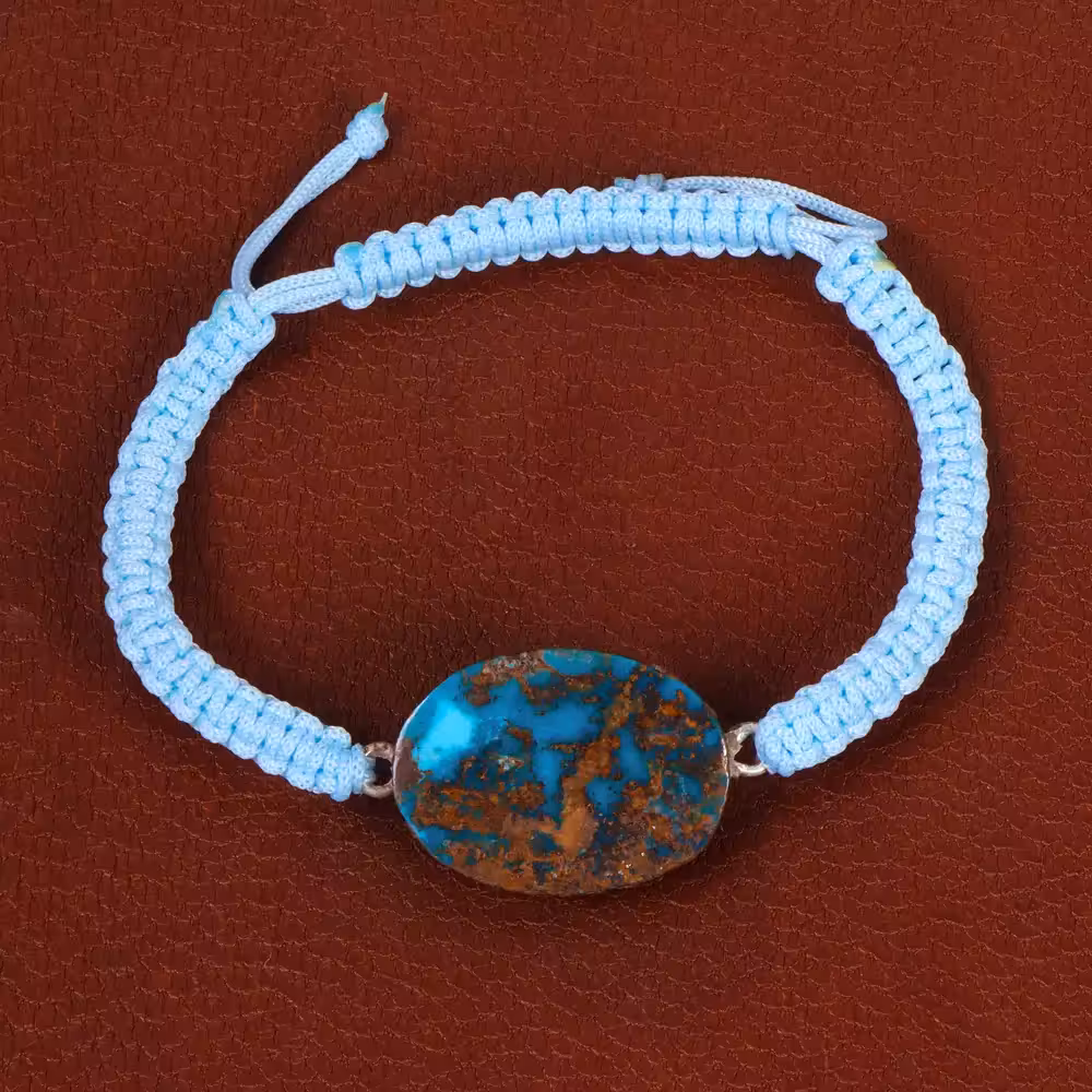 دستبند فیروزه اسپرت کد 30405 - جواهری مشاهیر