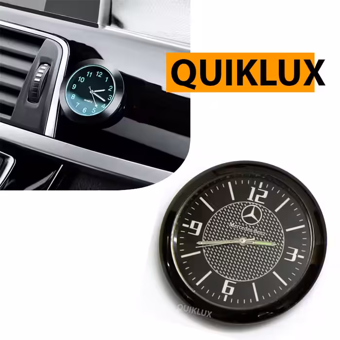 ساعت گرد چسبی طرح لوگو مرسدس بنز