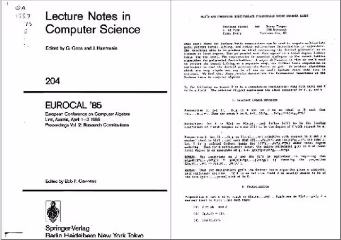 خرید و دانلود نسخه کامل کتاب GCDs and factoring multivariate polynomials using Groebner bases