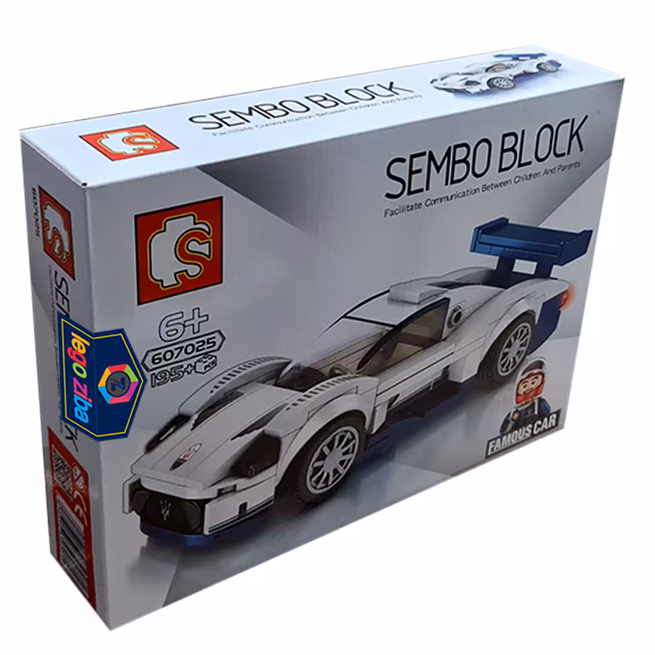 ساختنی سمبو بلاک مدل ماشین مسابقه ای کد 607025