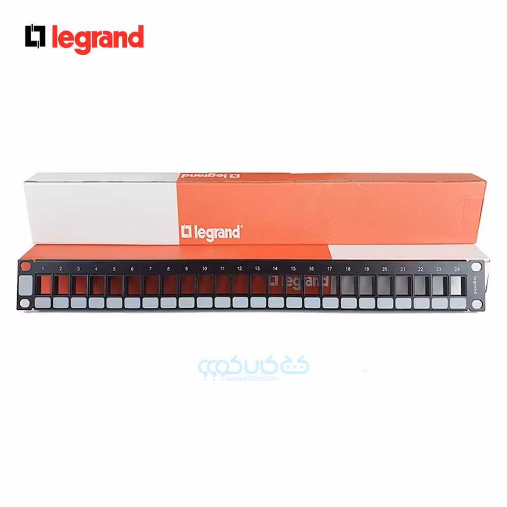 پچ پنل 24 پورت Unloaded بدون کیستون لگراند Legrand