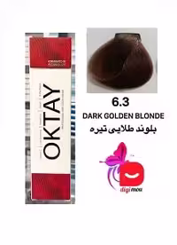 رنگ موی اکتای، طیف طلایی (GOLDEN)، شماره 6.3، بلوند طلایی تیره
