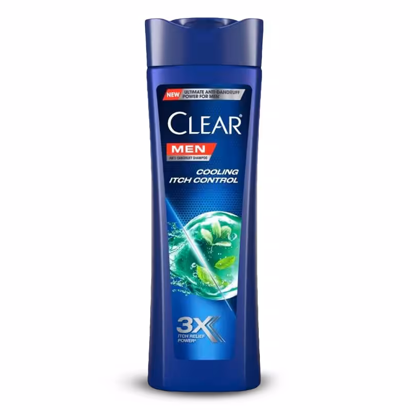 شامپو کلیر مردانه ضد شوره و ضد خارش مدل Clear Men Cooling Itch حجم 315 میل