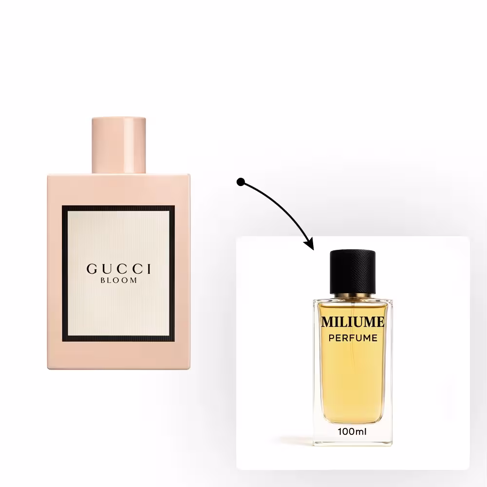 اسانس عطر Gucci Bloom برند gemini - کد 2165 - گوچی بلوم صورتی زنانه 100ML - میلیوم پرفیوم