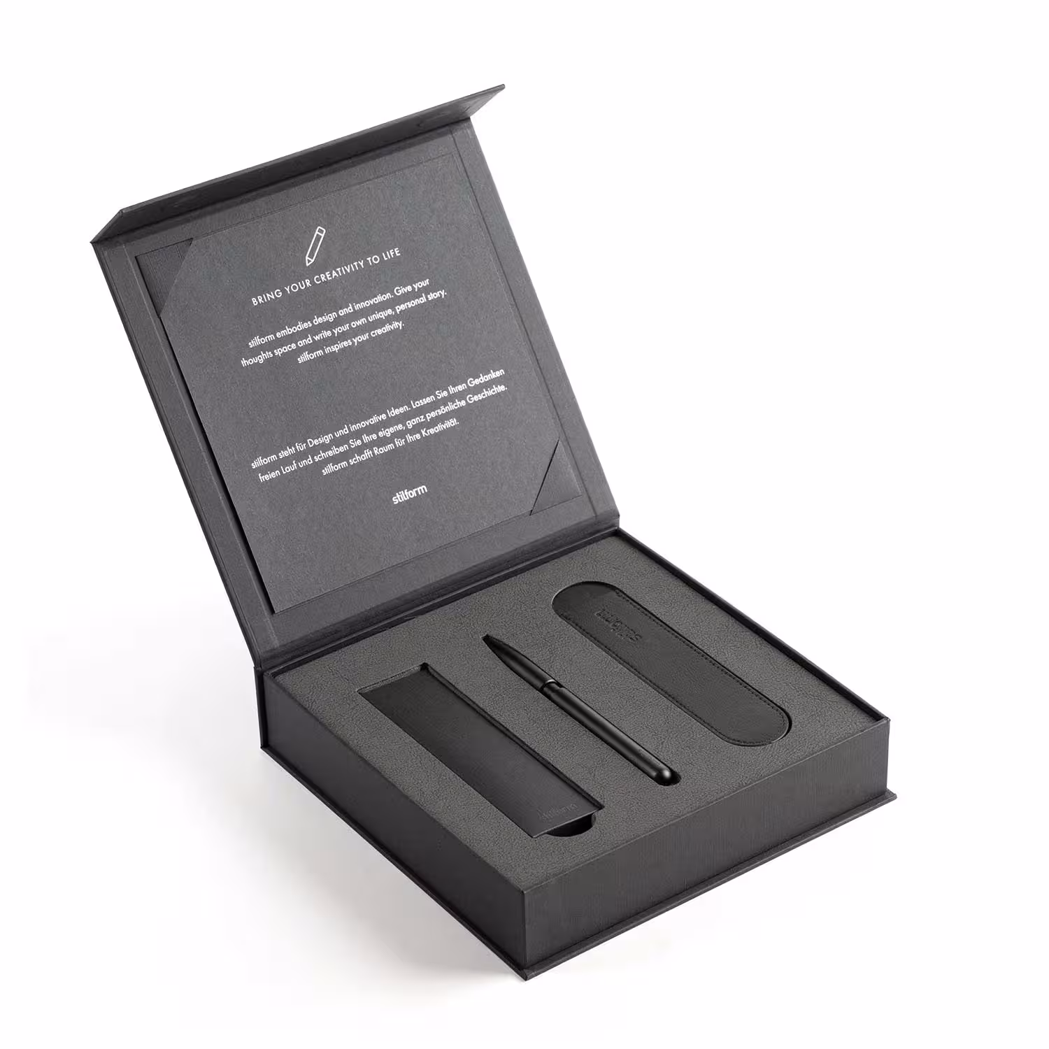 ست خودکار آلومینیومی استیل فرم پن اسنشیال مشکی STILFORM Aluminium PEN BP Essentials set warp black