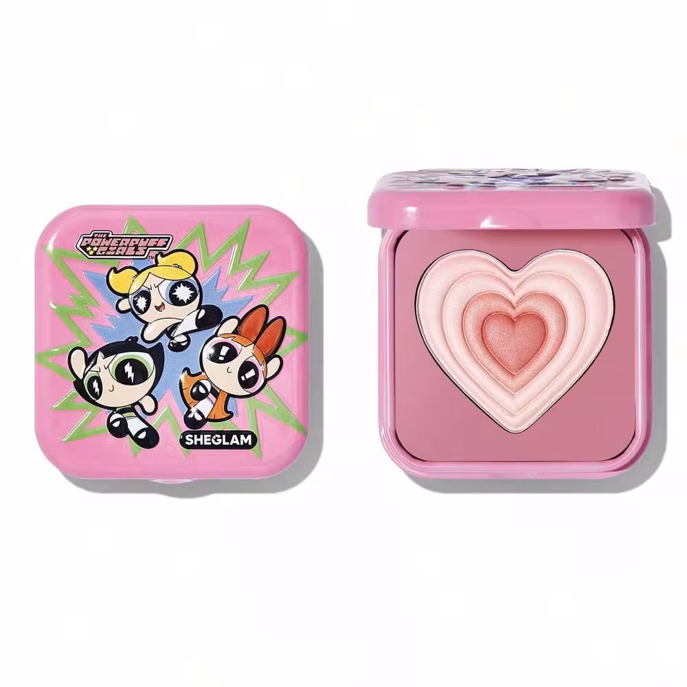 رژگونه پودری قلبی کالکشن The Powerpuff Girls شیگلم