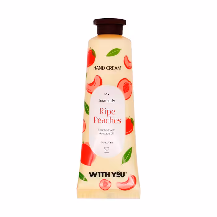 کرم مغذی و مرطوب کننده دست ویت یو حاوی عصاره هلو و روغن آووکادو | With You Lusciously Ripe Peaches Hand cream