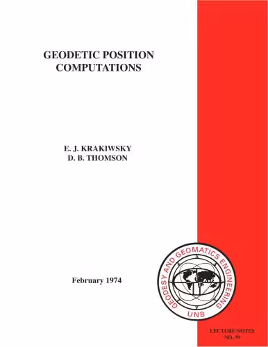 خرید و دانلود نسخه کامل کتاب Geodetic Position Computations