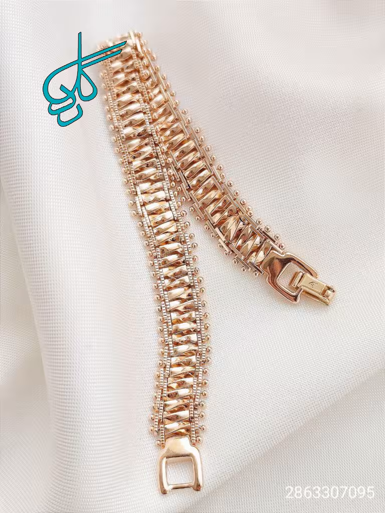خرید دستبند مارک ژوپینگ رنگ ثابت طرح طلا کد 1215333 - ردگل