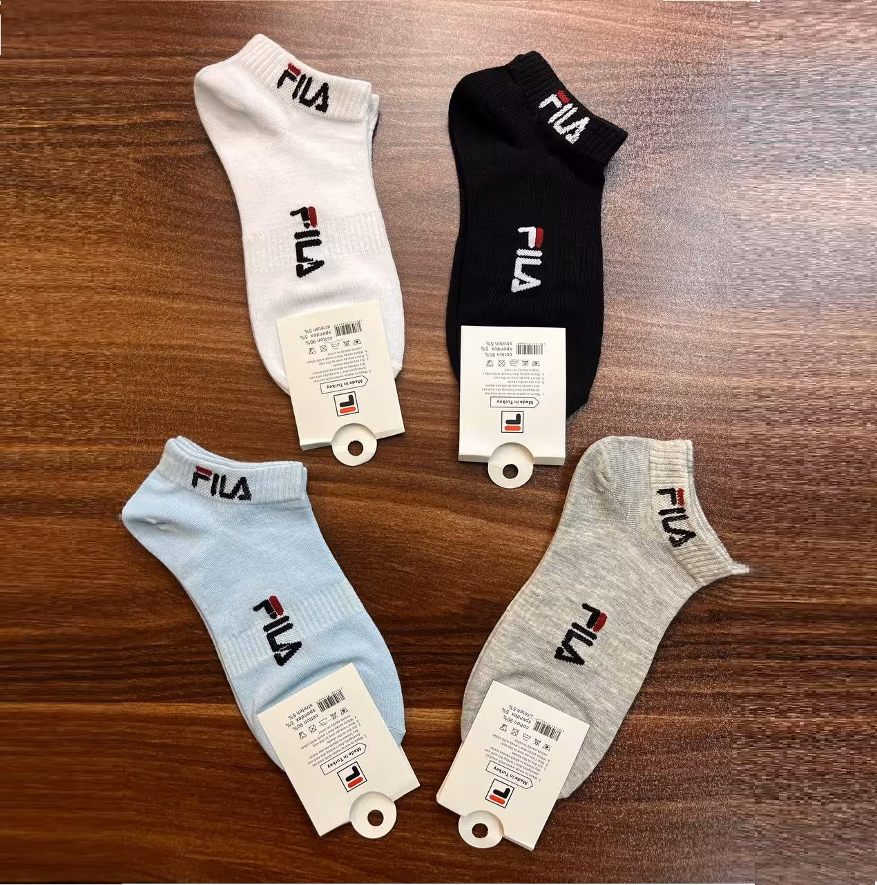 جوراب نخ و پنبه FILA کد 1719