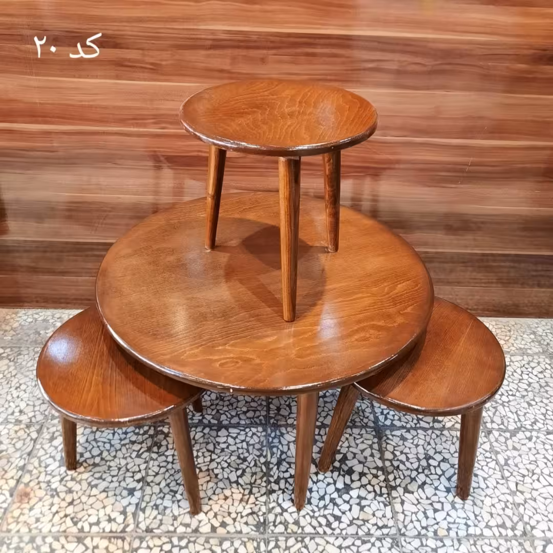 میزجلومبلی چوبی