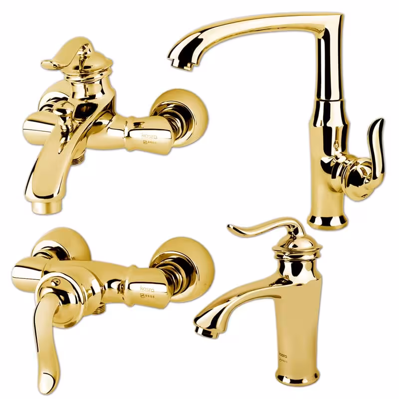 ست شیرالات کسری مدل دانوب طلایی