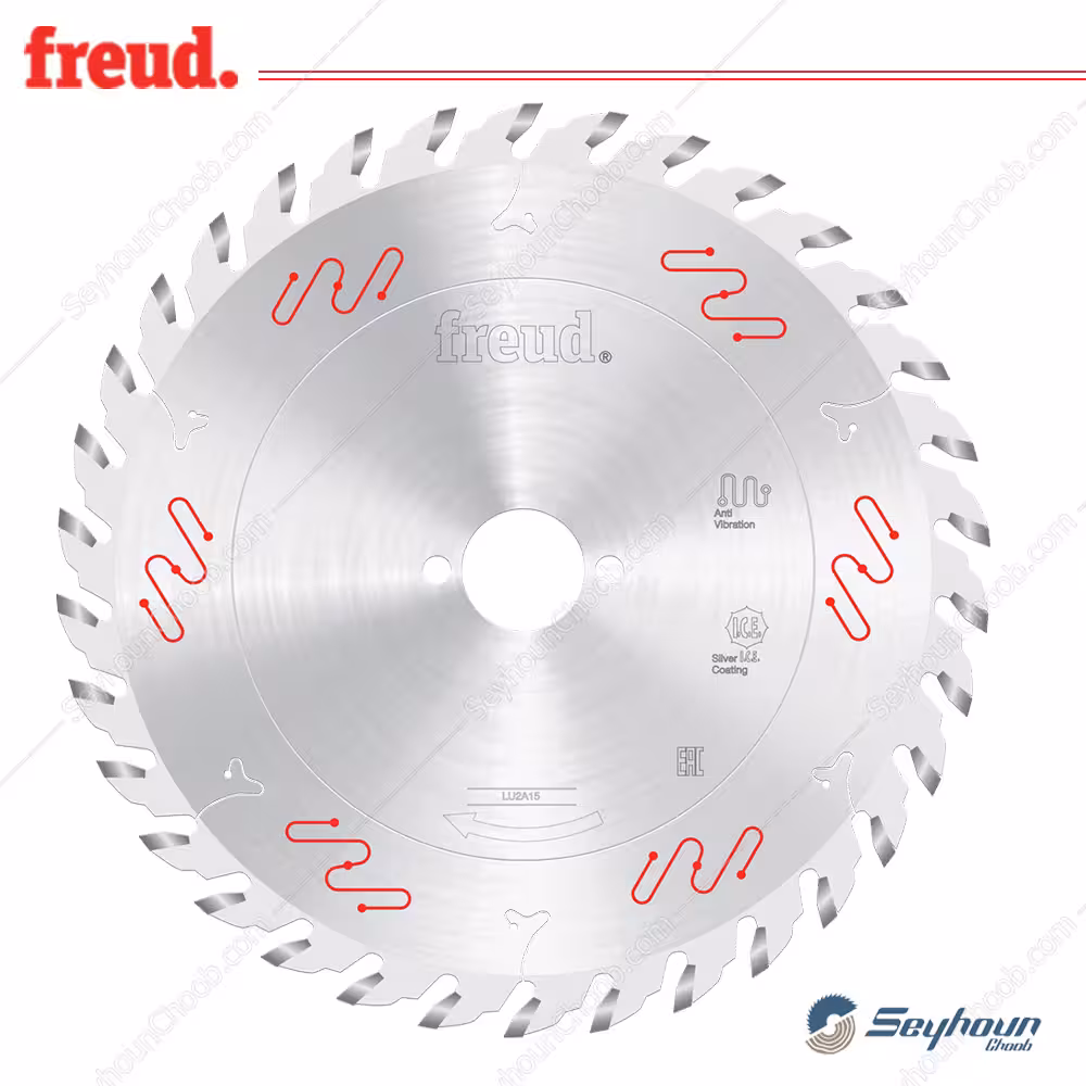 تیغ اره الماسه چوب بر قطر 23 سانتی متر 34 دندانه فرود مدل LU2A 1500