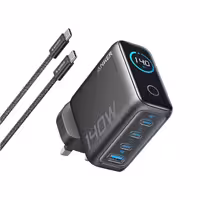 شارژر دیواری انکر 140 وات 4 پورت با کابل تایپ سی Anker 4-Port B2697