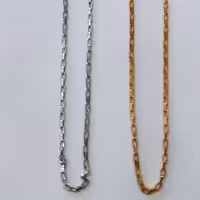 زنجیر دیپلمات 60 سانتی جهت پلاک انداختن سایز ریز  استیل رنگ ثابت 