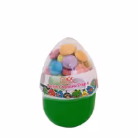 دراژه کاکائویی روکش دار باربین مدل تخم مرغی