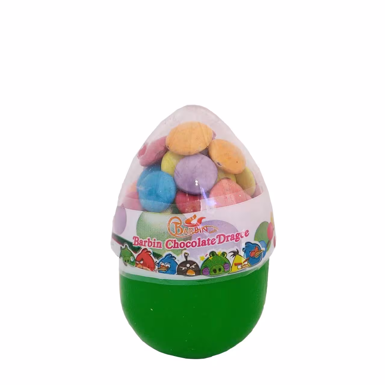 دراژه کاکائویی روکش دار باربین مدل تخم مرغی