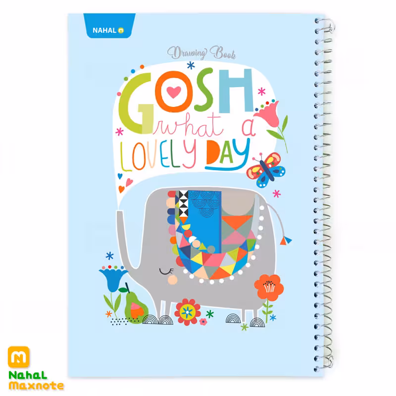 دفتر نقاشی 40 برگ سیمی کـارتونــی کد 3453.طرح 10