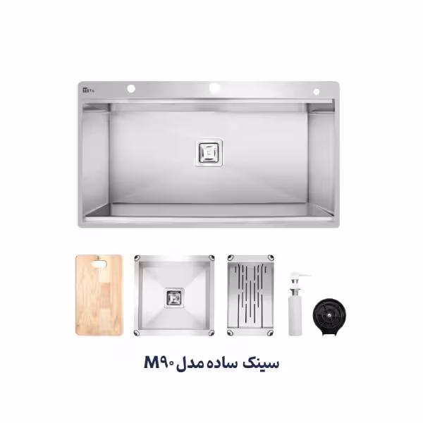 متا سینک ظرفشویی ساده M90