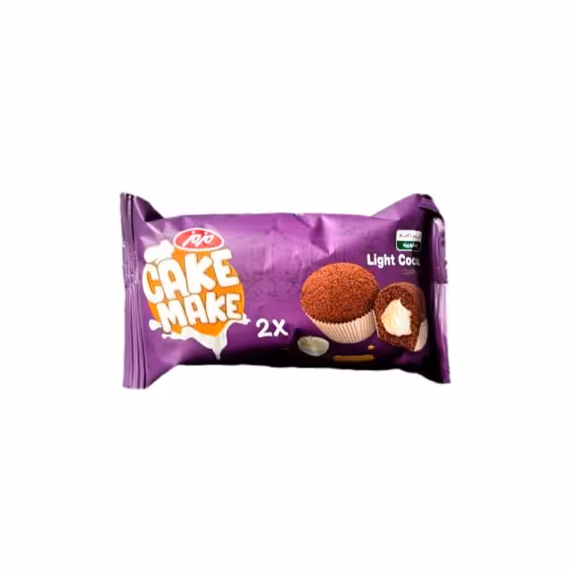 کیک دوقلو کاکائو با کرم خامه مزمز 52 گرمی