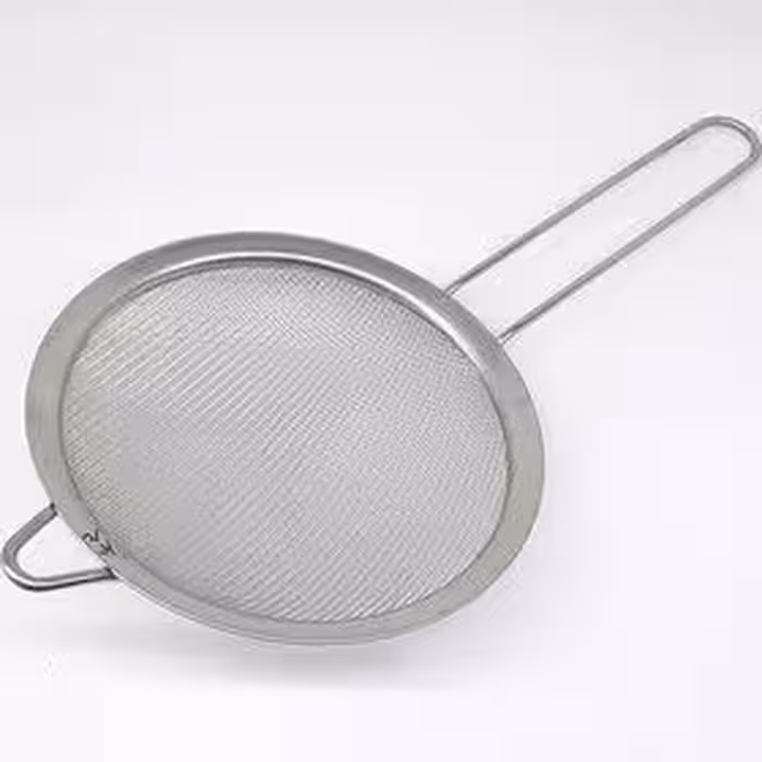 صافی الک دسته دار جنس استیل قطر 12 سانت