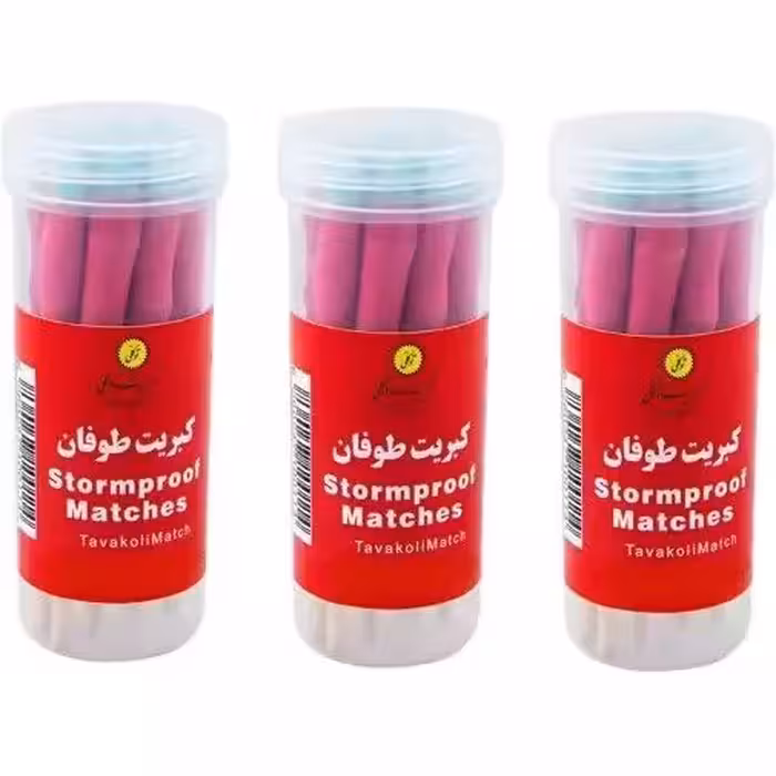 بسته 3عددی کبریت طوفان توکلی