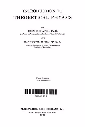 خرید و دانلود نسخه کامل کتاب Introduction to Theoretical Physics