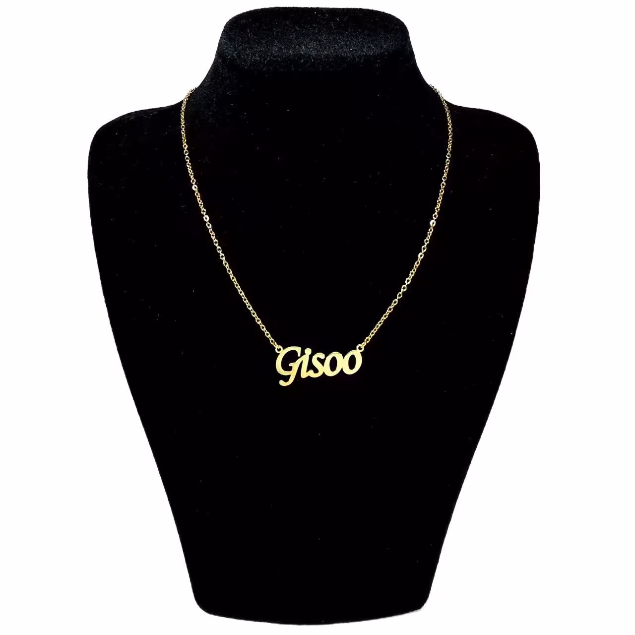 گردنبند استیل مدل اسم گیسو