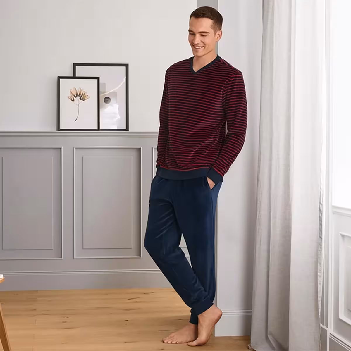 ست راحتی مخمل مردانه چیبو