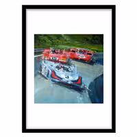 قیمت و خرید تابلو دکوراتیو مدل نقاشی خودرو کلاسیک کد 1818