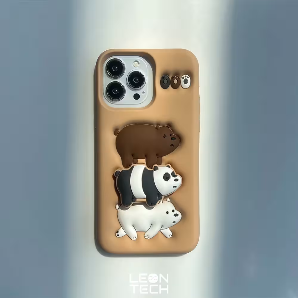 قاب سه خرس نسکافه ای برای آیفون 12 پرو مکس