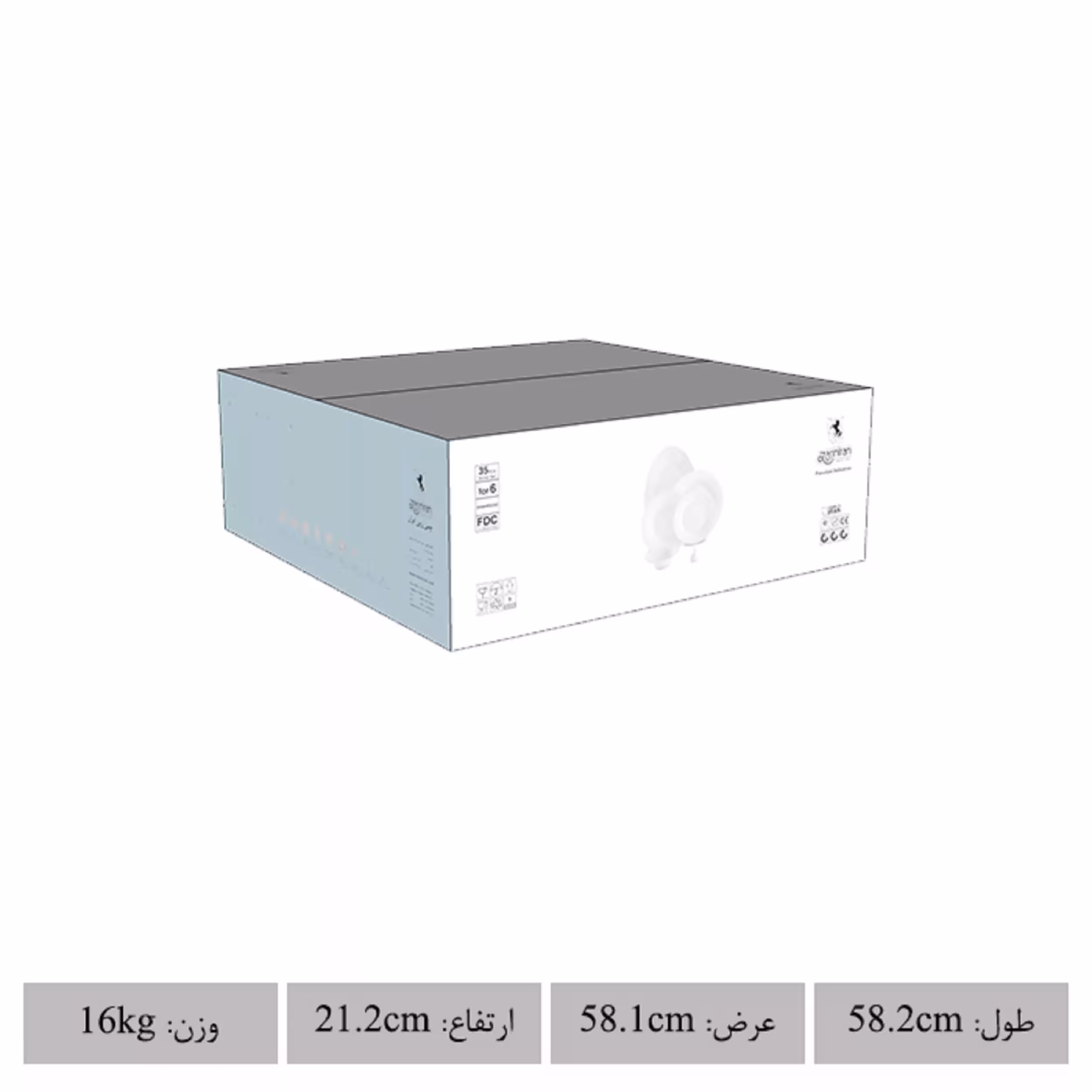 سرویس غذاخوری 35 پارچه چینی زرین ایران سری شهرزاد مدل رومینا درجه یک