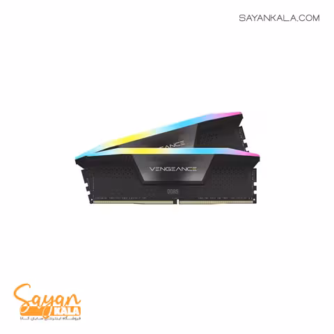 رم کورسیر مدل RAM CORSAIR VENGEANCE RGB 48GB 24GB × 2 5600MHZ DDR5