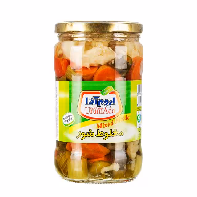 ترشی مخلوط شور اروم آدا 700 گرمی