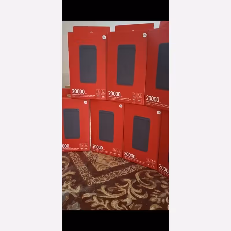 پاوربانک20000 شیائومی فست شارژ  اصلی