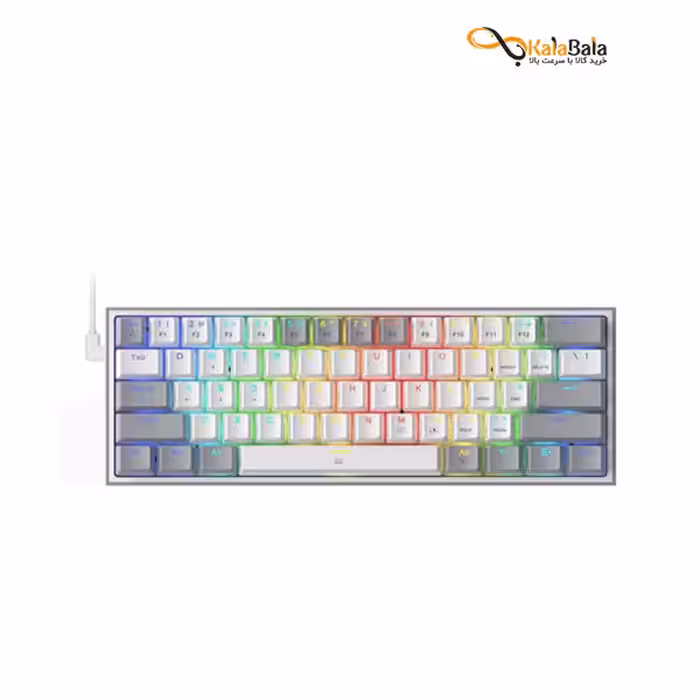 کیبورد ردراگون FIZZ K617: RGB و سوئیچ قرمز با کیفیت