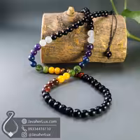 گردنبند هفت چاکرا مدل ریسمان انرژی جواهرلوکس _ کد 400944