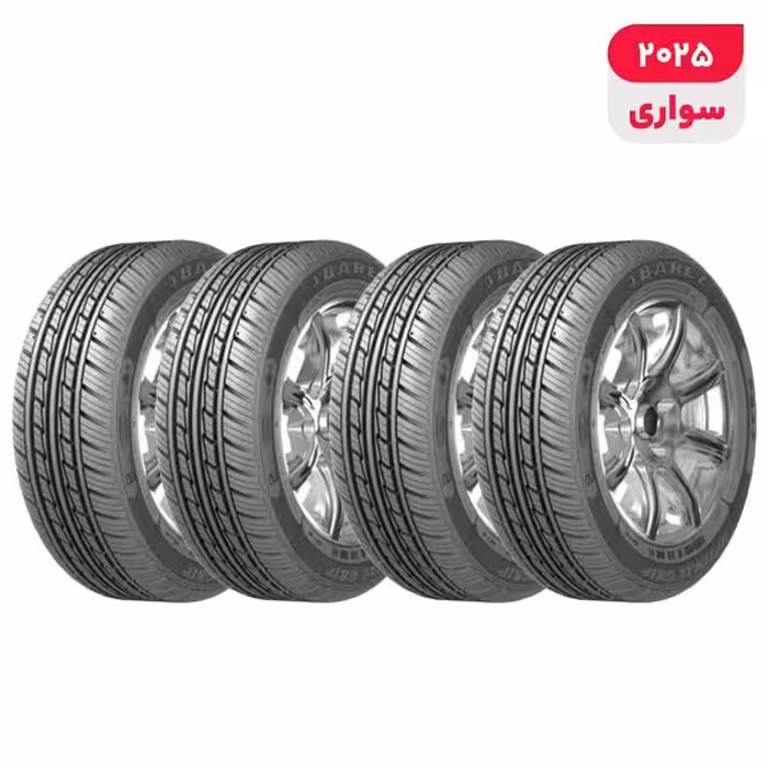 لاستیک خودرو بارز مدل P660 سایز 13 / 65 / 165 میلی‌متر تولید سال 2025 – 4 حلقه